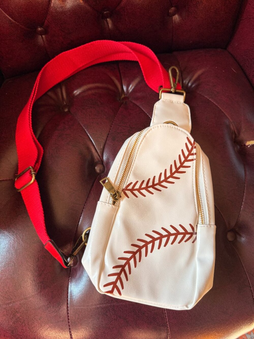 Crossbody Baseball handbag New